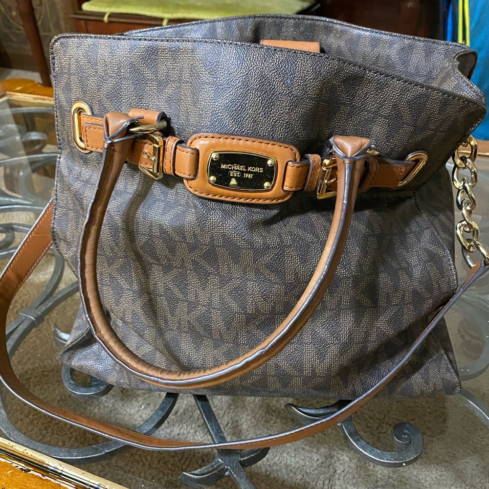 Michael Kors Handbag Satchel with Matching Wallet